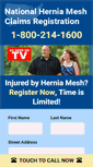 Mobile Screenshot of nationalmeshclaims.com