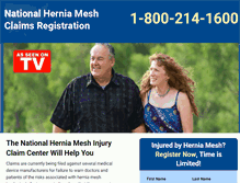 Tablet Screenshot of nationalmeshclaims.com